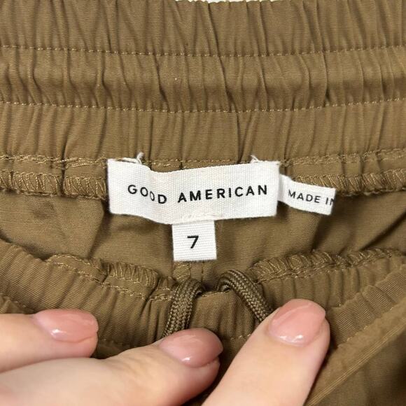 Good American Sueded Track Jogger Sepia Sz 7 / 4XL NEW - Picture 7 of 12